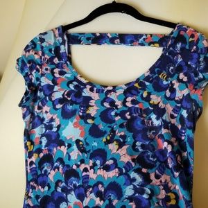 Patterned Bodycon Dress